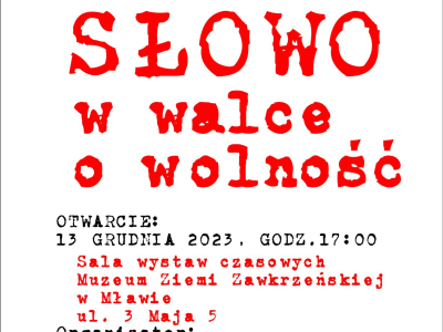 Słowo w walce o wolność – Mława 13 grudnia