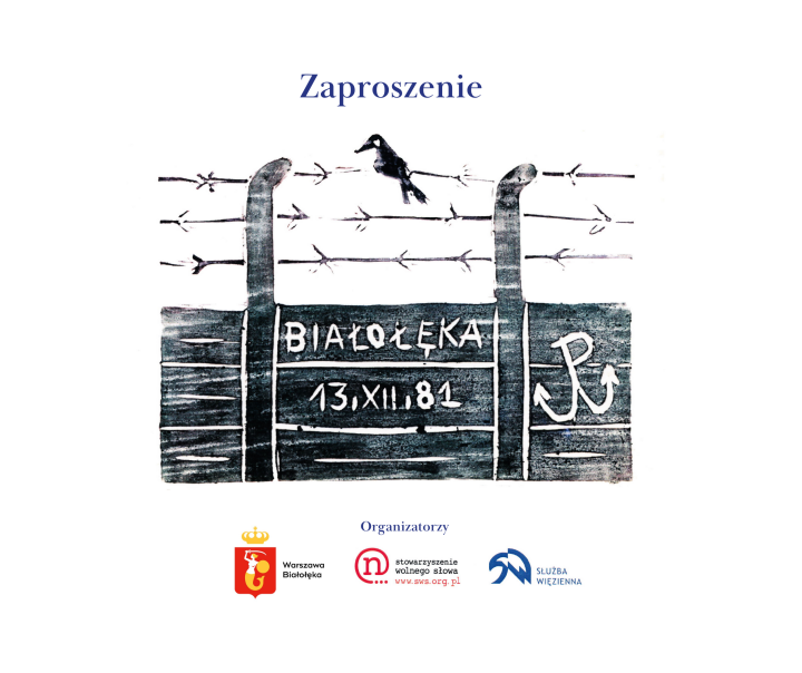  Zaproszenie – Obchody 44. rocznicy wprowadzenia stanu wojennego