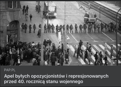 Apel byłych opozycjonistów i represjonowanych przed 40. rocznicą stanu wojennego 