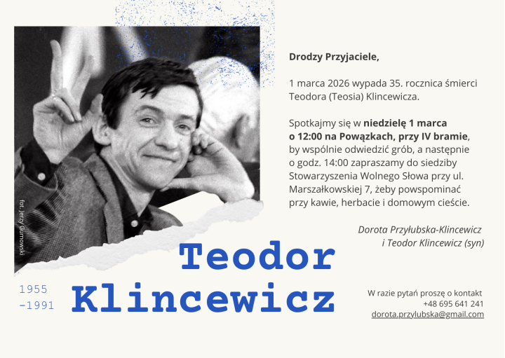 35. rocznica śmierci Teodora (Teosia) Klincewicza